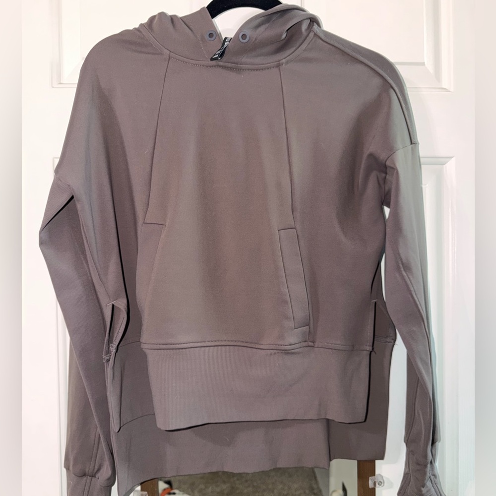 Athleta Taupe Hoodie